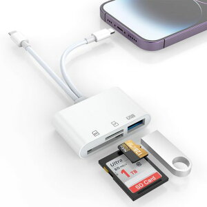 y2025MFiKF؁zSDJ[h[_[3in1iPhone/Type-CJ[h[_[USB/SD/TFϊA_v^0TG@\ݒsvʐ^/rfI`o]J[_[