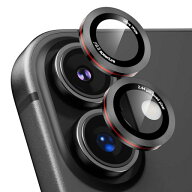 PodickレンズカバーiPhone17用カメラカバーかっこいい高透過率9H強化ガラスアルミ合金耐衝撃いphone17カ…