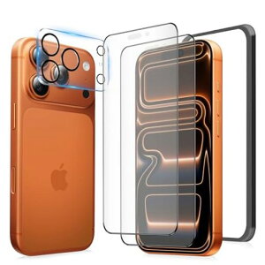 MINIKA�y�A���`�O���A�t�B�����ziPhone17Pro�p�̕ی�t�B�������炳�炢Phone17Pro�K���X�t�B�����A���`�O���A���˖h�~�A�C�t�H��17�v���t�B�����T���T���w��h�~�S�ʕی썂���x�^�b�`