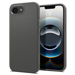 Spigen �y�n��19�N�̋Z�p�́z iPhone 17e / 16e �P�[�X �ČRMIL�K�i �X�g���b�v�z�[�� �}�b�g TPU �o���p�[ �ϏՌ� ���L�b�h�E�G�A ACS09532 (�}�[�u���E�O���[)