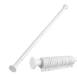 GIMADO�˂�����_�J�[�e��2m�J�[�e�������O20���t�����ς�_���͗����Ȃ�110cm~200cm���R�L�k�����J�[�e����p�ׂ��^�C�v�X�e�����X�˂�����J�[�e�����[����t�ȒP�z���C�g