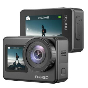 AKASO Brave 7 �A�N�V�����J����4K30FPS IPX8�{�@�h��10M �����J���� ��Ԃ�␳�t�� �A�N�V�����J�� �O���}�C�N�Ή� �E�F�A���u���J����