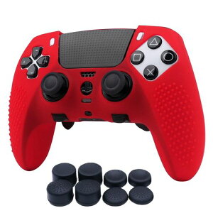 RALAN�V���R���R���g���[���[�X�L���e�w�O���b�v8�t��PS5DualsenseEdgeControllerPlayStation5�A�N�Z�T���[�ƌ݊�������h������~�߃R���g���[���[�J�o�[�X�L���v���e�N�^�[(�Ԃ�)