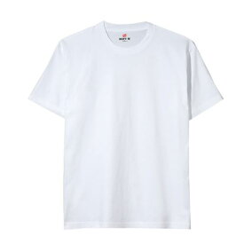 [ヘインズ] ビーフィー Tシャツ BEEFY-T 1枚組 綿100% 肉厚生地 ヘビーウェイトT H5180 メンズ ホワイト S