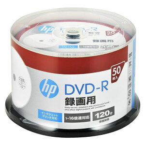 �q���[���b�g�E�p�b�J�[�h(HP)1��^��pDVD-RCPRM120��50���p�b�N�C���N�W�F�b�g�v�����^�Ή��z���C�g�Ж�1�w1-16�{��VHR12JP50SH1