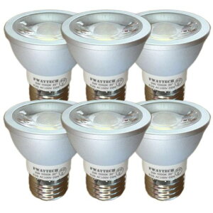FWAYTECHLED�X�|�b�g�d��E26�����Ή�6W�_�C�N���^50W~60W�������p30�x�_�N�g���[��LED�X�|�b�g���C�g�_�C�N���n���Q���d����ւ������Ή�(�����F����(5000K)�{�̋�E26��������(6��))