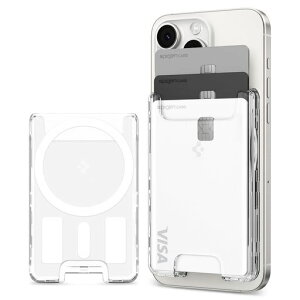 [Spigen]MagSafe�J�[�h�P�[�X�ő�3������~�߃O���b�viPhone17eiPhone17/16/15/14/13/12�V���[�Y�}�O�l�b�g�X�}�z�J�[�h�P�[�X��ʌnIC�J�[�h�E���g���E�n�C�u���b�h�E�}�O�t�B�b�g