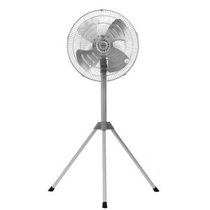 プロイル業務用扇風機工場扇三脚型45cmアルミ羽根首振り風量3段階羽根簡単取付高さ112~137cmFTA451