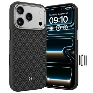 BENKSArmorGridArmorProiPhone17ProMax�p�P�[�XMagSafe�Ή��}�O�l�b�g���ڌR�p�K�i�ϏՌ��ϋv�������Y�ی�J�����R���g���[���{�^���t����iphone17ProMax�P�[�X