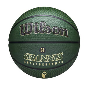 Wilson(�E�C���\��)�o�X�P�b�g�{�[��NBAPLAYERICONOUTDOOR(�v���C���[�A�C�R���A�E�g�h�A)���j�XWZ4006201XB7�A�E�g�h�A�p7��/���a��24.5cm�O���[��/�x�[�W��