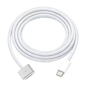 USB-C to MagSafe3 ���C�[�d�P�[�u�� 2M PD3.1 �Ή��ő� 140W �����[�d ���ϋv�i�C�����ґg �܂肽���ݎ� MagSafe3 �[�d�R�[�h �Ή� MacBook Air M2/M3 13/15 �C���` 2022-2024