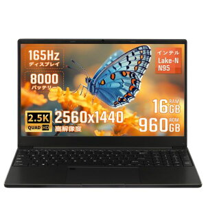 ESBOOK�m�[�g�p�\�R��15.6�^2.5K����➑�(2560*1440�𑜓x)/8000mAh�o�b�e���[/Windows11Pro&MSOffice2019/�C���e��CeleronN95������16GDDR4L/