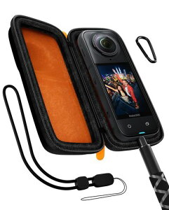 ProCase Insta 360 X4/X5�p�L�����[�P�[�X Insta 360 X5/X4�ی�J�o�[ �݊������� �X���� �����^�� �h�� �h�o �A�N�V�����J�����A�N�Z�T��