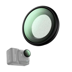 JJC Insta360 GO Ultra�p �u���b�N�~�X�g1/2�t�B���^�[ filter �~�X�g�f����ʃt�B���^�[ �F�ʃR���g���X�g���� HD���w�K���X �A���~�t���[�� �����Y�ی� �����ߗ� �����h�� �L�Y�h�~ �����֗� ���c