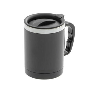 武田コーポレーション【保温・保冷・中空二重構造】ブラック12.36x8.67x11.83cmステンレスマグカップ350mlBKSMUC-350BK
