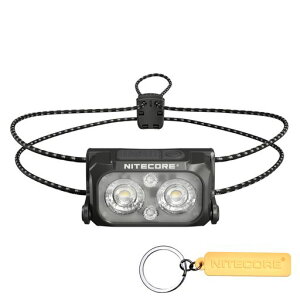Nitecore NU25 MCT 400���[���� ���y�� �����F���x �A�E�g�h�A �w�b�h�����v USB-C �[�d���w�b�h���C�g�^�O (���y�ʃw�b�h�o���h)