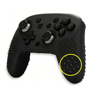 RDFJ �V�^Switch 2 Pro�R���g���[���[�p�ی�P�[�X �V���R���� �_�炩���J�o�[ ����h�~ �L�Y�h�~ (�u���b�N)