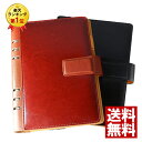 システム手帳 A5 革 人気 女性 スケジュール帳 手帳 バインダー 可愛い 文房具 オフィス用品 シンプル おしゃれ メモ帳 リングタイプ 22mmリング カ...