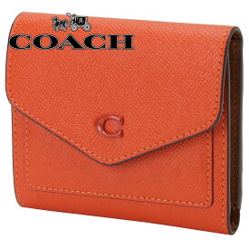 コーチ COACH CH808 B4B4D ウィン 三つ折り財布 スモールウォレット サンオレンジ レディース WYN SMALL WALLET