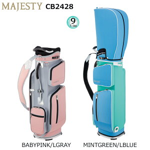 }WFXeB St(MAJESTY GOLF) 2024 CB2428 9^(2.5kg) jp y LfBobO (Unisex Light Caddy Bag)