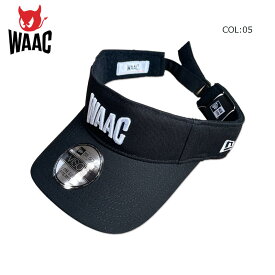 ワック WAAC 072214801 バイザー サンバイザー ニューエラ 帽子 ゴルフウェア 春夏秋冬 夏小物