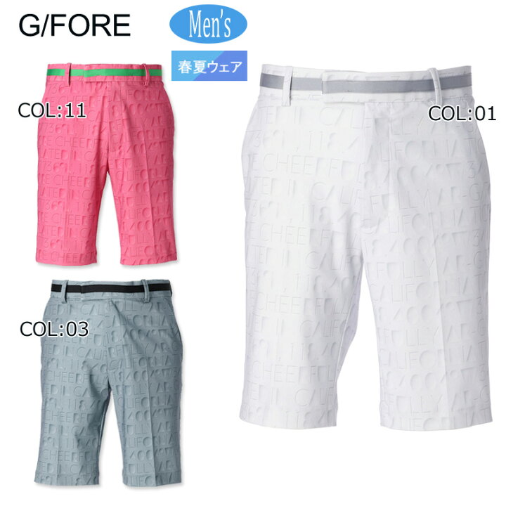 楽天市場】G/FORE (GFORE) ジーフォア 073213402 メンズハーフパンツ 