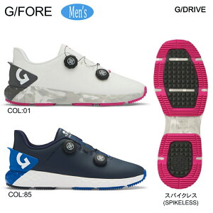 G/FORE (GFORE) ジーフォア 073422807 G4MS22EF32 メンズ シューズ スパイクレス 防水 ゴルフシューズ 靴 ゴルフ用品 MENS G/DRIVE