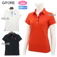 G/FORE (GFORE) ジーフォア 073213080 レディース 半袖ポロシャツ ゴルフウェア スポーツウェア 春夏 小…