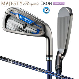 マジェスティ ゴルフ(MAJESTY GOLF) 2023 ロイヤル (Royale) アイアン 右用 7本組(#6-9.PW.AW.SW) MAJESTY LV550 カーボンシャフト