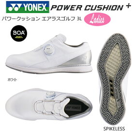 ヨネックス(YONEX) '21 レディース パワークッション エアラス ゴルフ 3L (AERUS GOLF 3L) ボア スパイクレス ゴルフシューズ SHG-AR3L (Ladies)