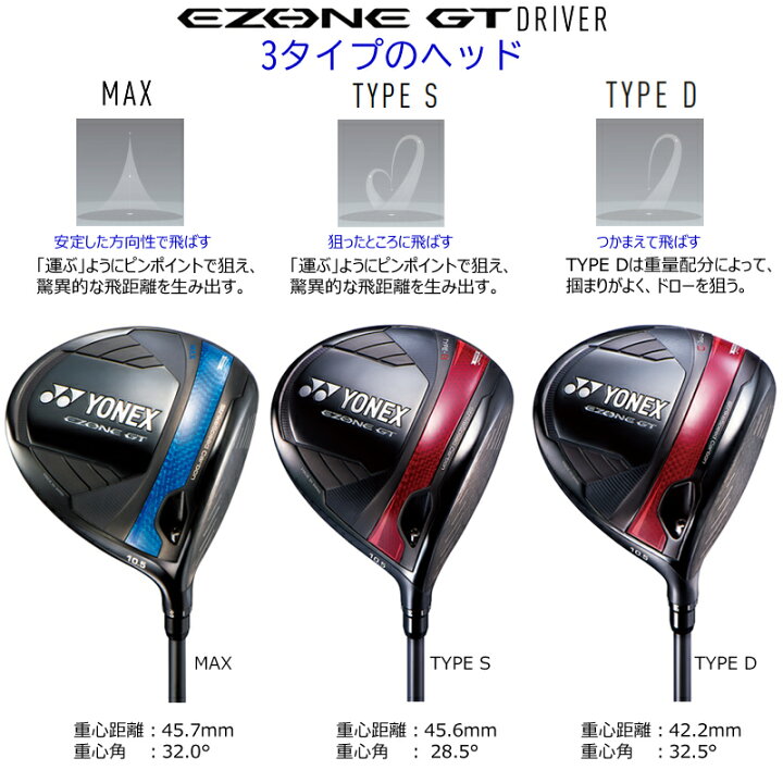 楽天市場】ヨネックス(YONEX) 2024 イーゾーン GT Type-D (Draw Bias 