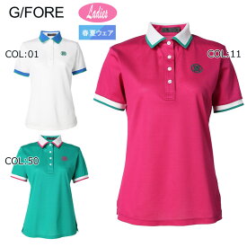 G/FORE GFORE ジーフォア 073213053 ジーフォア 半袖 ポロシャツ 綿 ストレッチ ゴルフウェア スポーツウェア 春夏