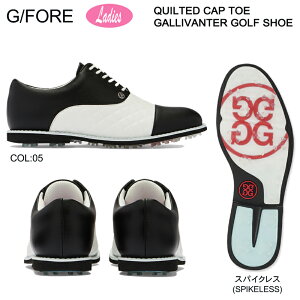 G/FORE GFORE W[tHA 073424854 G4LF22EF56 fB[X StV[Y XpCNX LADIES QUILTED CAP TOE GALLIVANTER GOLF SHOE