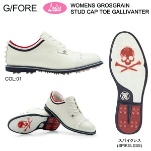 G/FORE GFORE W[tHA 072412850 G4LS21EF06 fB[X StV[Y XpCNX h RC WOMENS GROSGRAIN STUD CAP TOE GALLIVANTER