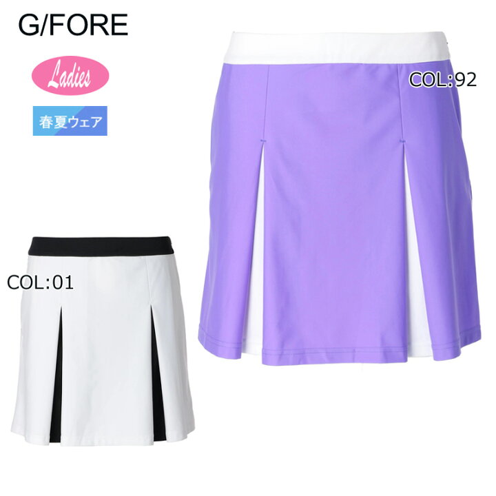楽天市場】G/FORE (GFORE) ジーフォア 073213354 レディース プリーツ 