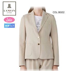 2026年春夏モデル ランバン LANVIN VG6SJK31L レディース 長袖 テーラード ジャケット UVカット ストレッチ ゴルフウェア 春夏秋