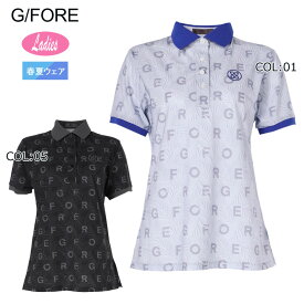 G/FORE (GFORE) ジーフォア 073213070 レディース 半袖ポロシャツ ゴルフウェア スポーツウェア 春夏