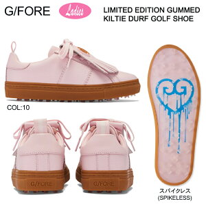 G/FORE GFORE �W�[�t�H�A 073424858 G4LF22EF60 ���f�B�[�X �S���t�V���[�Y �X�p�C�N���X �R�C WOMENS LIMITED EDITION GUMMED KILTIE DURF GOLF SHOE