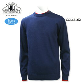 エムキュージェー MQJ MQJ11202C メンズ 長袖 セーター 重ね着風 ゴルフウェア スポーツウェア 秋冬春