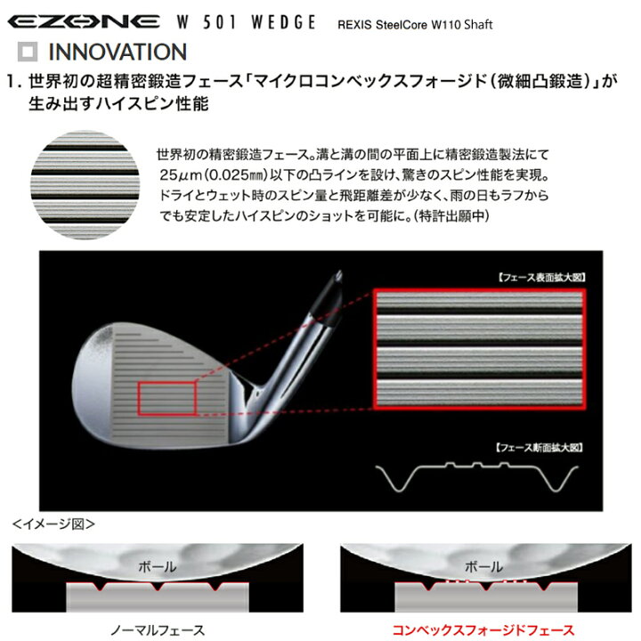 楽天市場】ヨネックス (YONEX) イーゾーン (EZONE) W501 ウェッジ 右用 