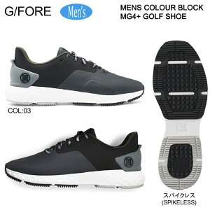 G/FORE GFORE W[tHA 073424808 G4MS21EF26LB Y StV[Y XpCNX RC SPIKELESS MENS COLOUR BLOCK MG4+ GOLF SHOE