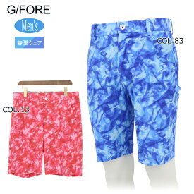 G/FORE (GFORE) ジーフォア 073213406 メンズ ハーフパンツ ショートパンツ ダイダイ柄 ストレッチ ゴルフウェア スポーツウェア 春夏