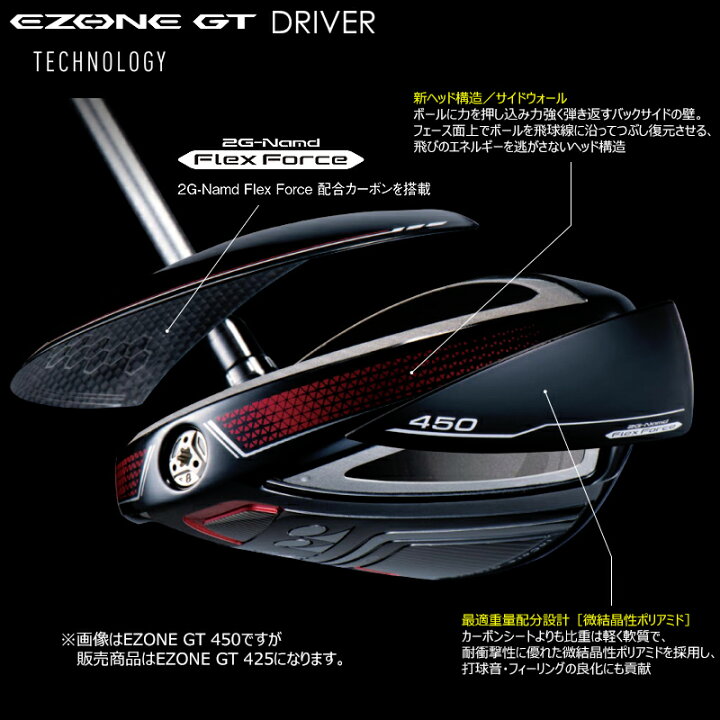 楽天市場】ヨネックス(YONEX) 2022 イーゾーン GT 425 右用 ドライバー 
