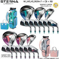 マジェスティ ゴルフ(MAJESTY GOLF) 2025 スターナ (STERNA) レディース 特別12点セット 右用 (W1,W5,H5,…