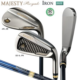 マジェスティ ゴルフ(MAJESTY GOLF) 2025 ロイヤル (Royale) アイアン 右用 8本組(#5-9.PW.AW.SW)MAJESTY LV560 カーボンシャフト