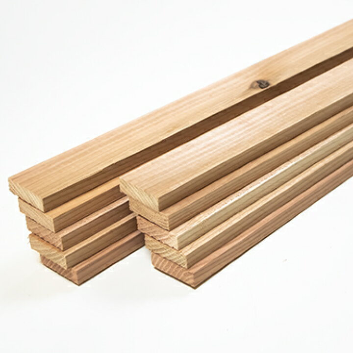 楽天市場】国産杉 胴縁 胴縁板 板 4.5x1.8x91cm 10枚セット スギ 