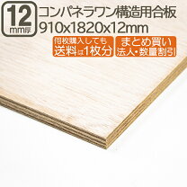 楽天市場】コンパネ 12mm 1820 910の通販