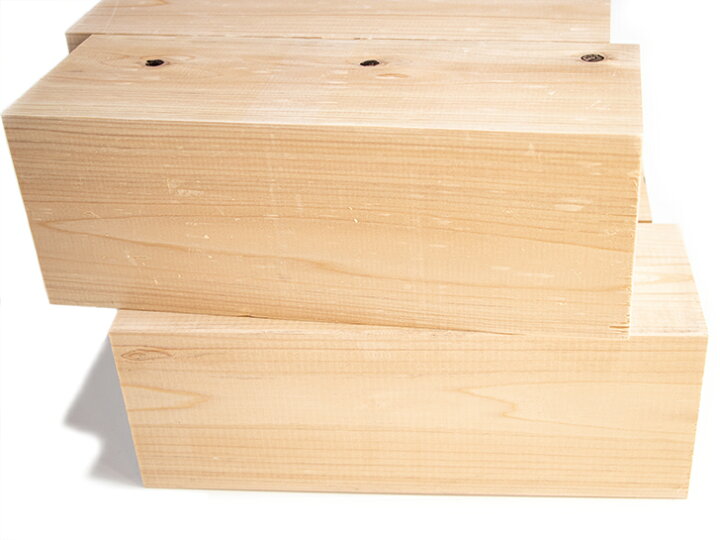 楽天市場】桧角材 9cmx9cmx25cm 4個セット 90mmx90mmx250mm 3寸角 木材 