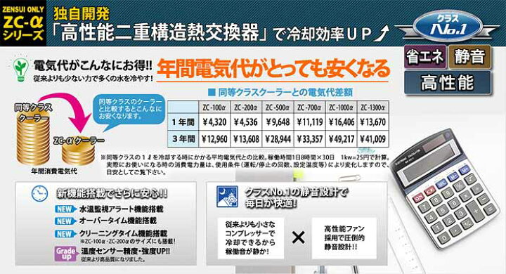楽天市場】ゼンスイ ZC-100α (ZC100アルファ) 高性能小型水槽用 