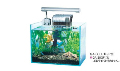 水槽熱帯魚テトラLEDライト付観賞魚飼育セットGA-30LE